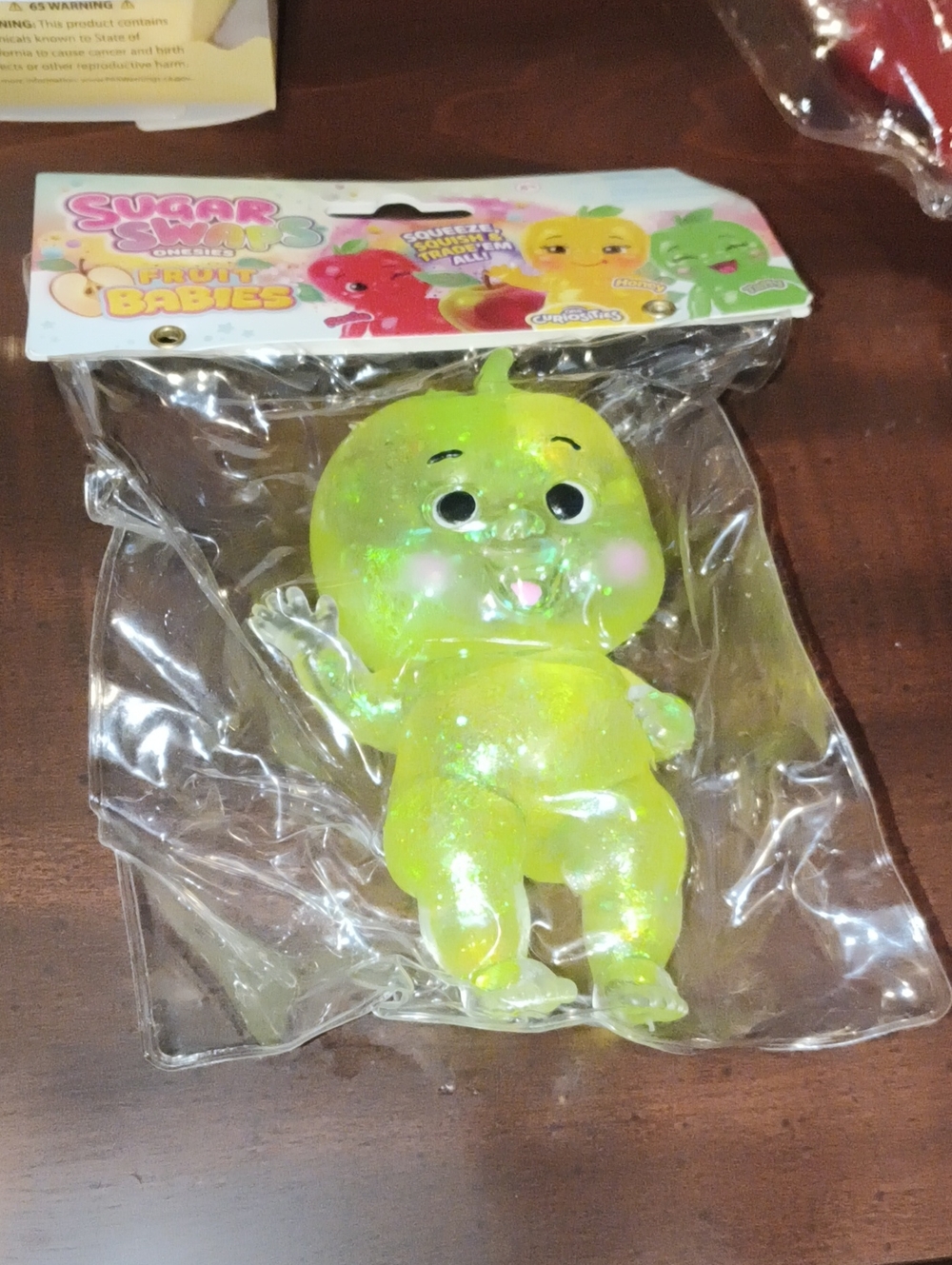 Sugar Swaps Fruit Babies Yellow Glitter Squishy Toy - Kids